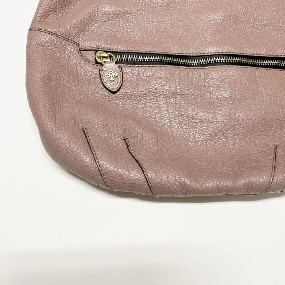 OrYANY Womens Pink Purple Selina Large Leather Convertible Chain Hobo Bag